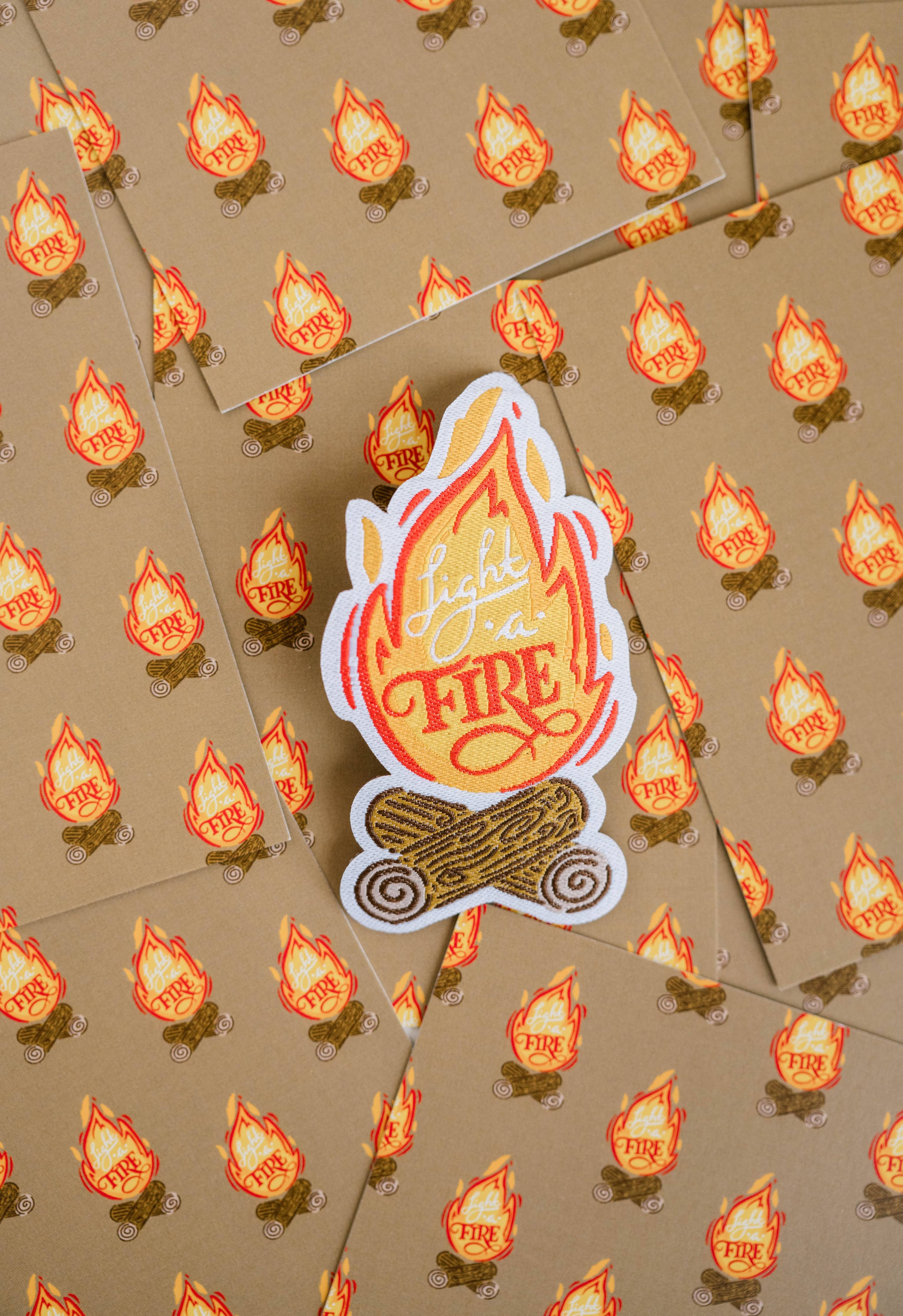 Light A Fire Patch I Christian Gift