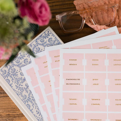 Blush Bible Tabs | Spanish Edition