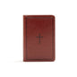 KJV Large Print Compact Reference Bible. Brown Leather Touch | MEN