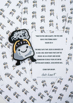 Jesus Rocks Patch I Christian Gift