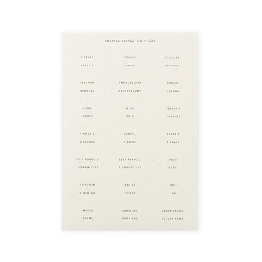 Hosanna Revival Bible Tabs: Black