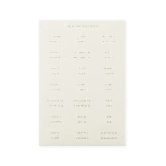 Hosanna Revival Bible Tabs: Gold