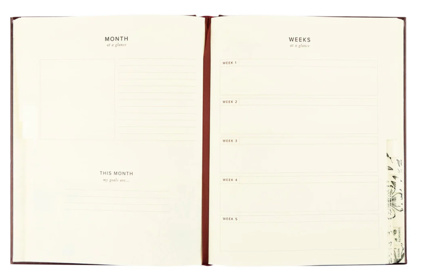 12-Month Undated Planner: Yorkshire Design, Layflat