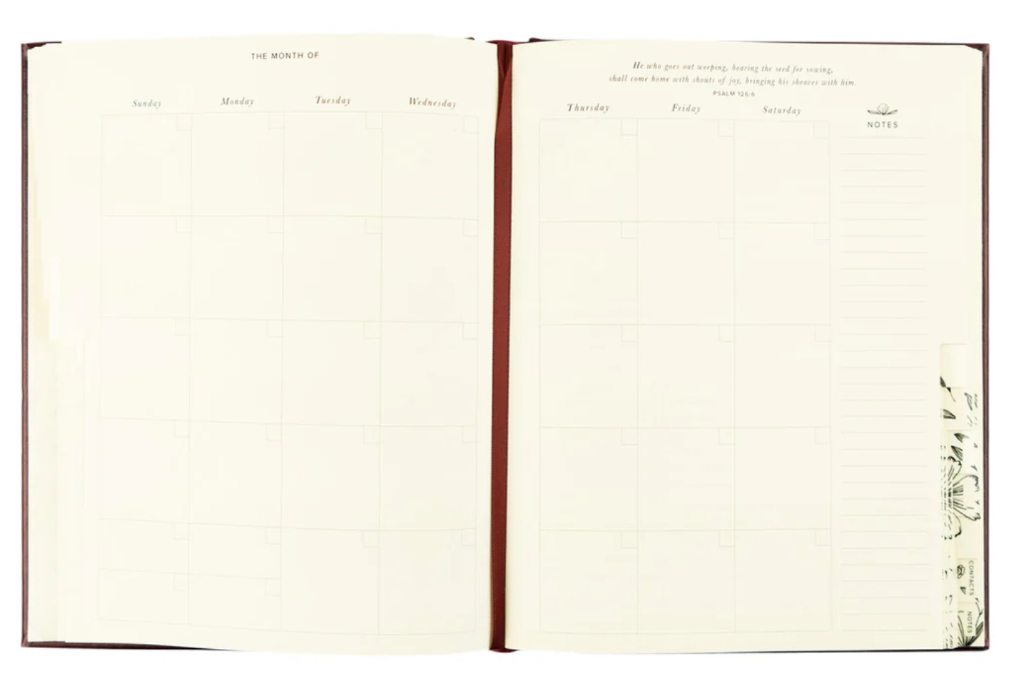 12-Month Undated Planner: Yorkshire Design, Layflat