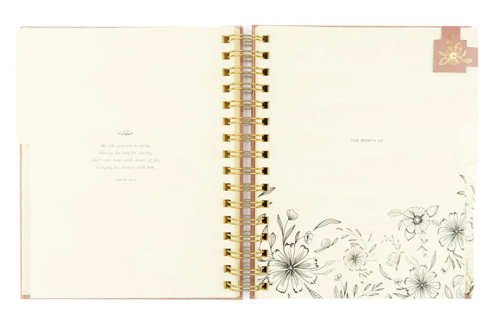 12-Month Undated Planner: Sonora Design, Spiral