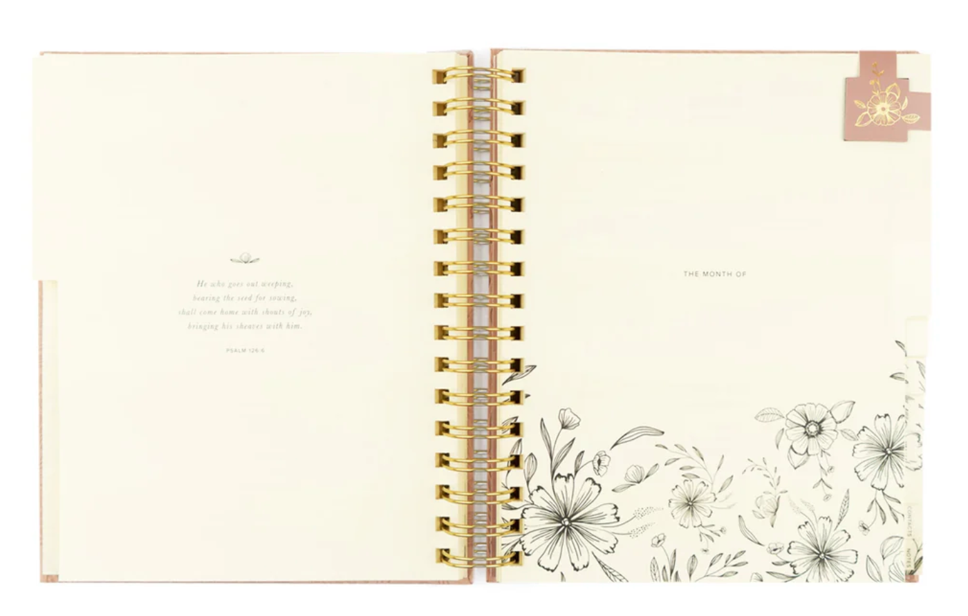 12-Month Undated Planner: Sonora Design, Spiral