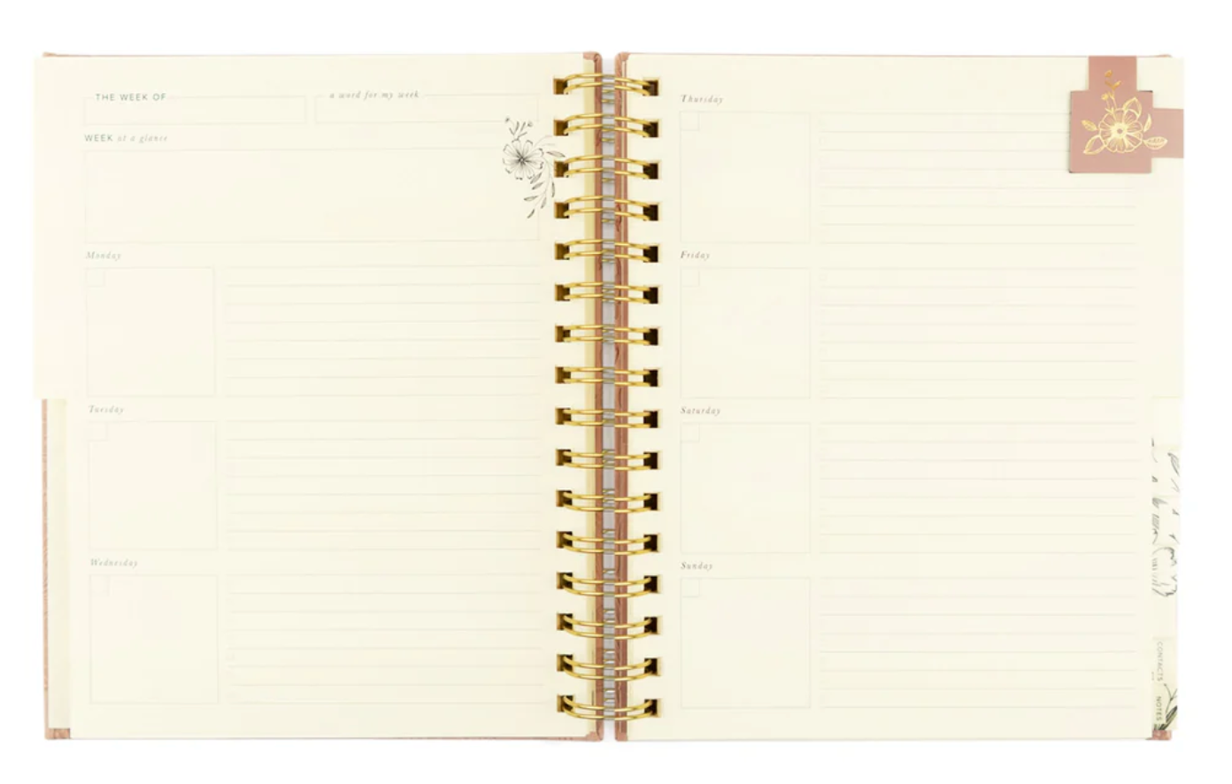12-Month Undated Planner: Sonora Design, Spiral