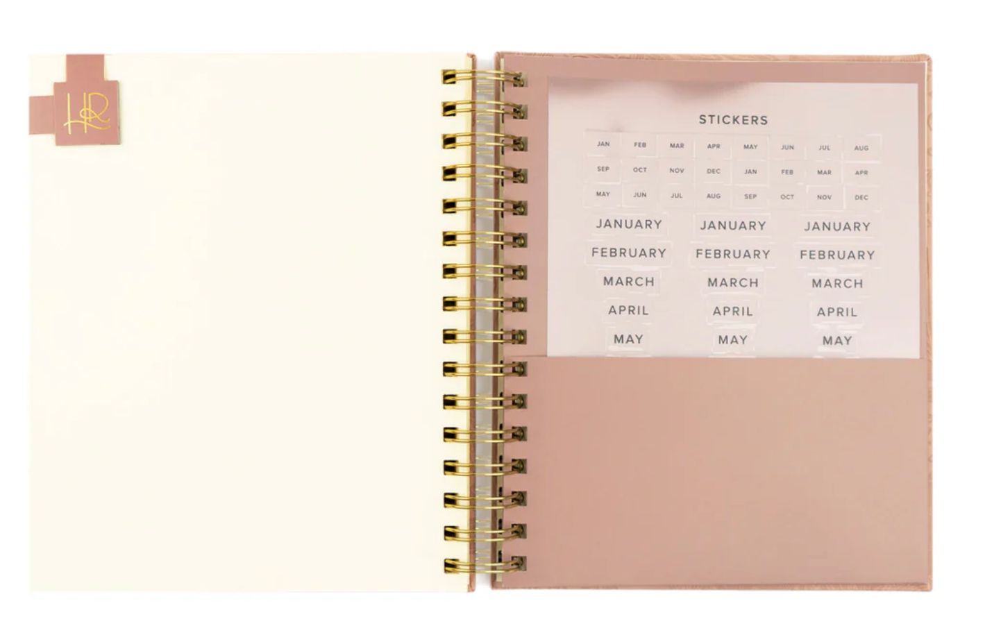 12-Month Undated Planner: Sonora Design, Spiral