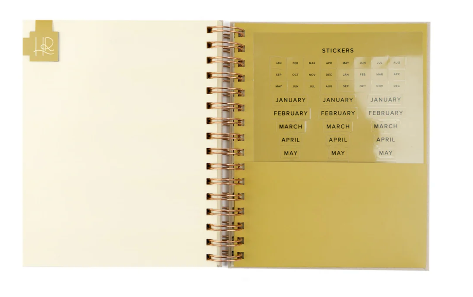 12-Month Undated Planner: Magnolia Springs Design, Spiral