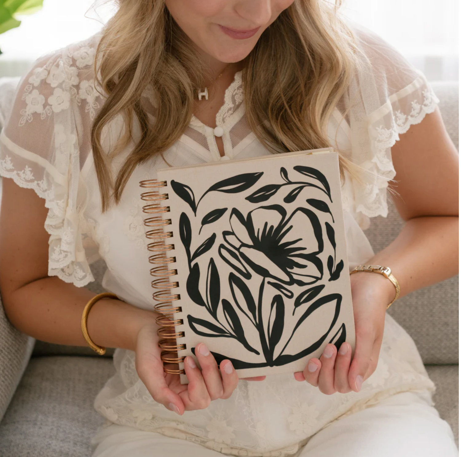12-Month Undated Planner: Magnolia Springs Design, Spiral