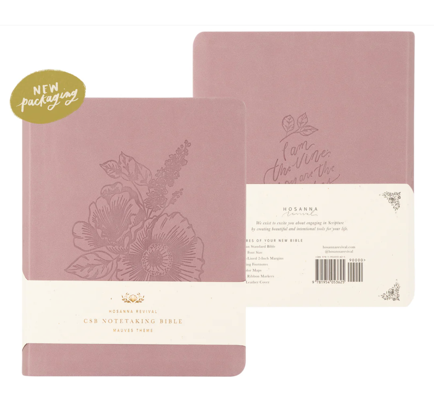 CSB Notetaking Bible: Mauves Theme