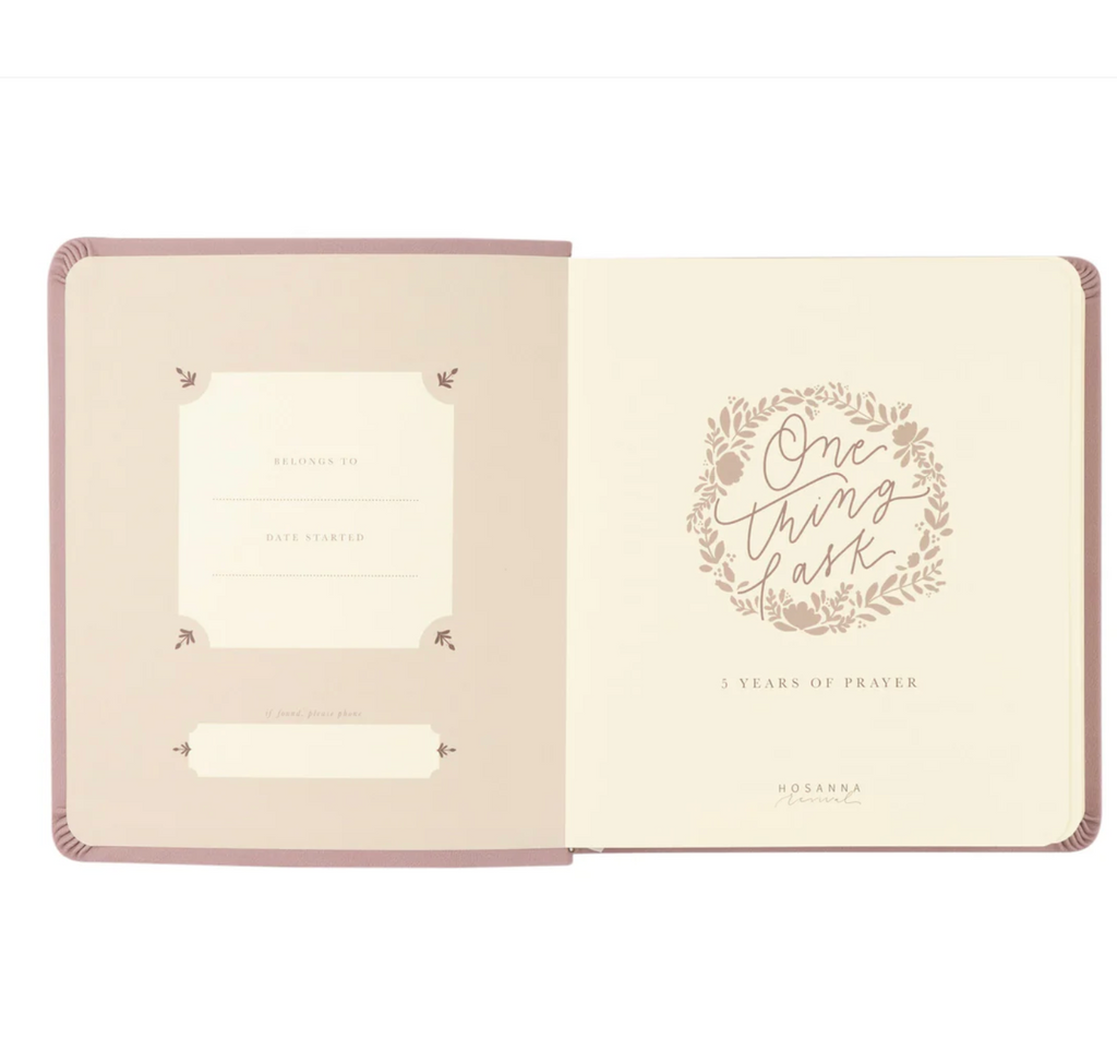 One Thing I Ask 5-Year Prayer Journal: Mauves Theme