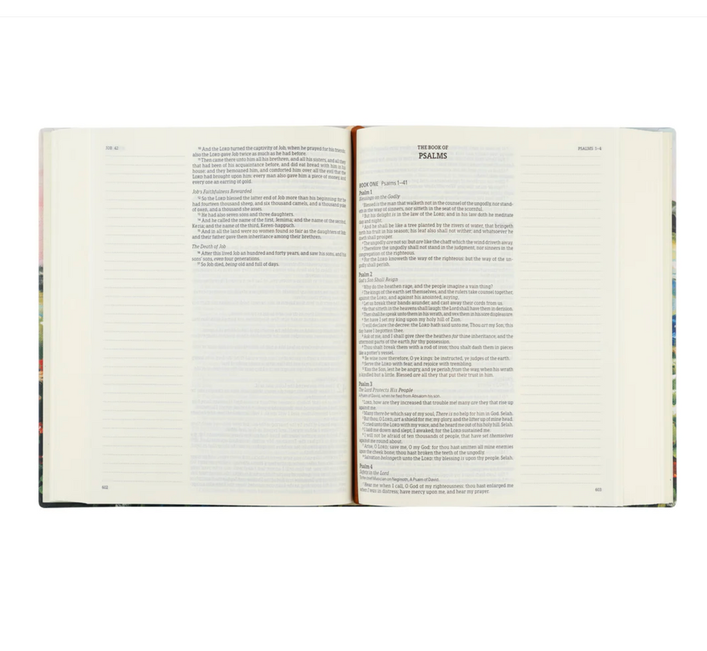 KJV Large Print Notetaking Bible: Coram Theme