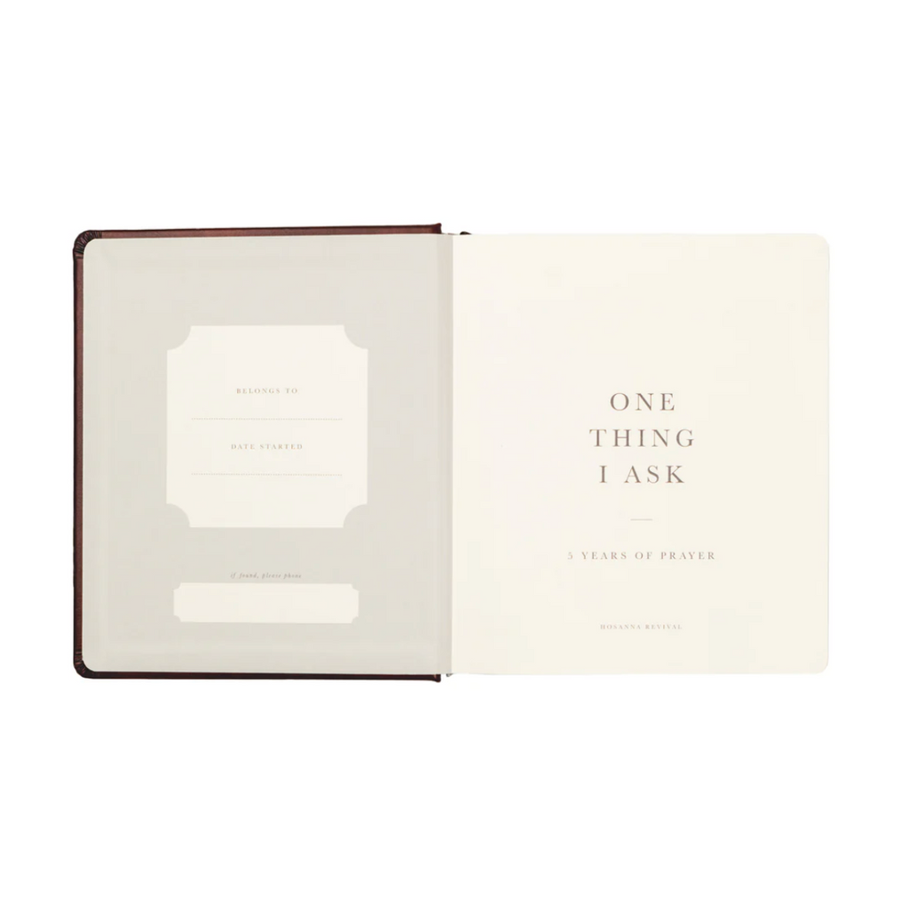 One Thing I Ask 5-Year Prayer Journal: Stockholm Theme