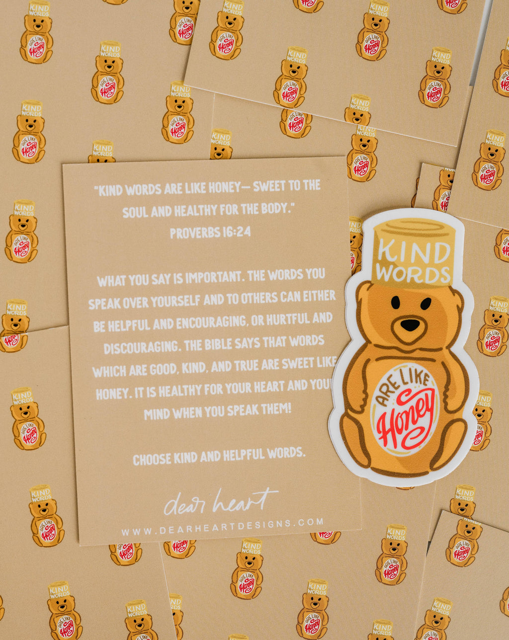 Kind Words Sticker I Christian Sticker I Gift
