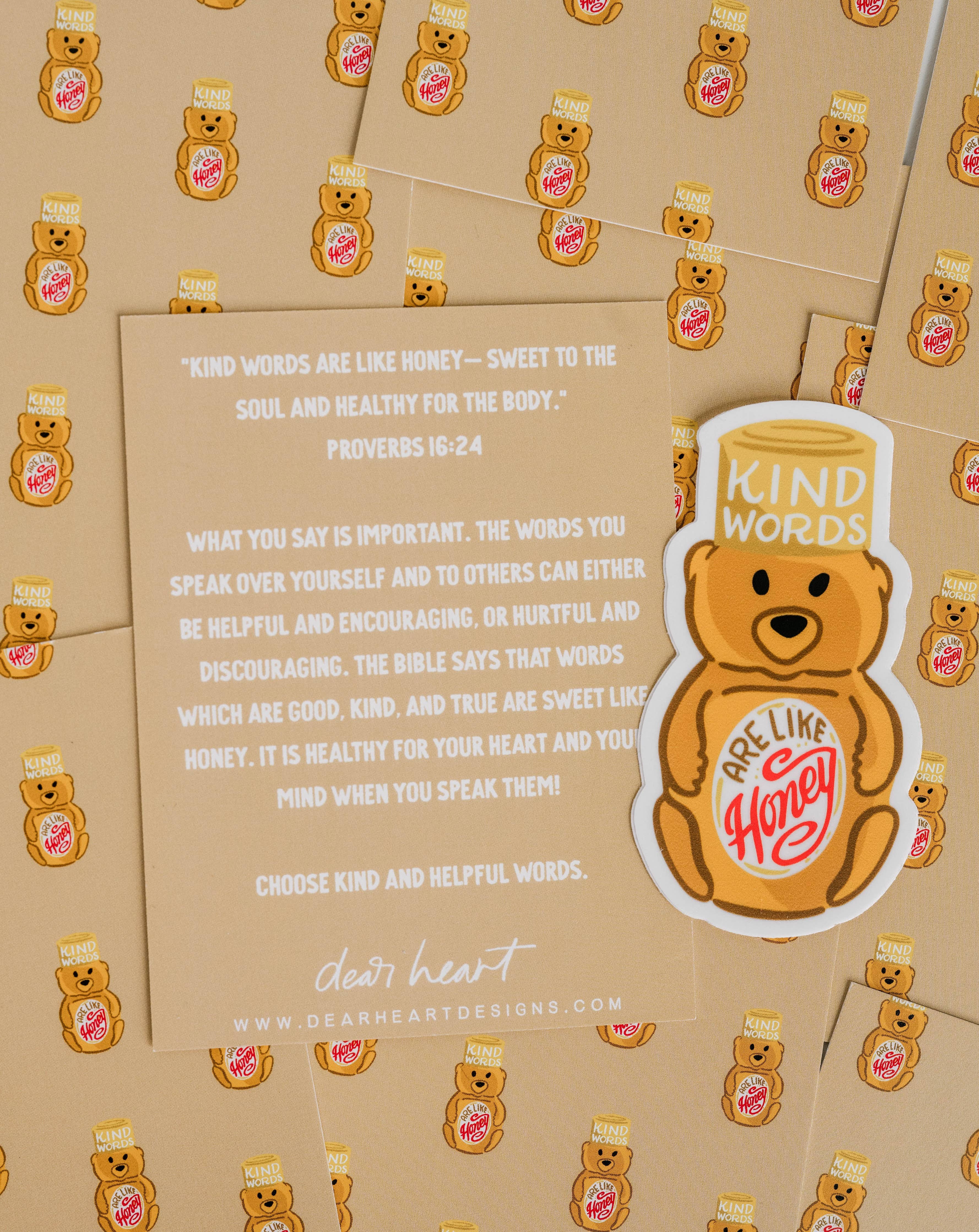 Kind Words Sticker I Christian Sticker I Gift