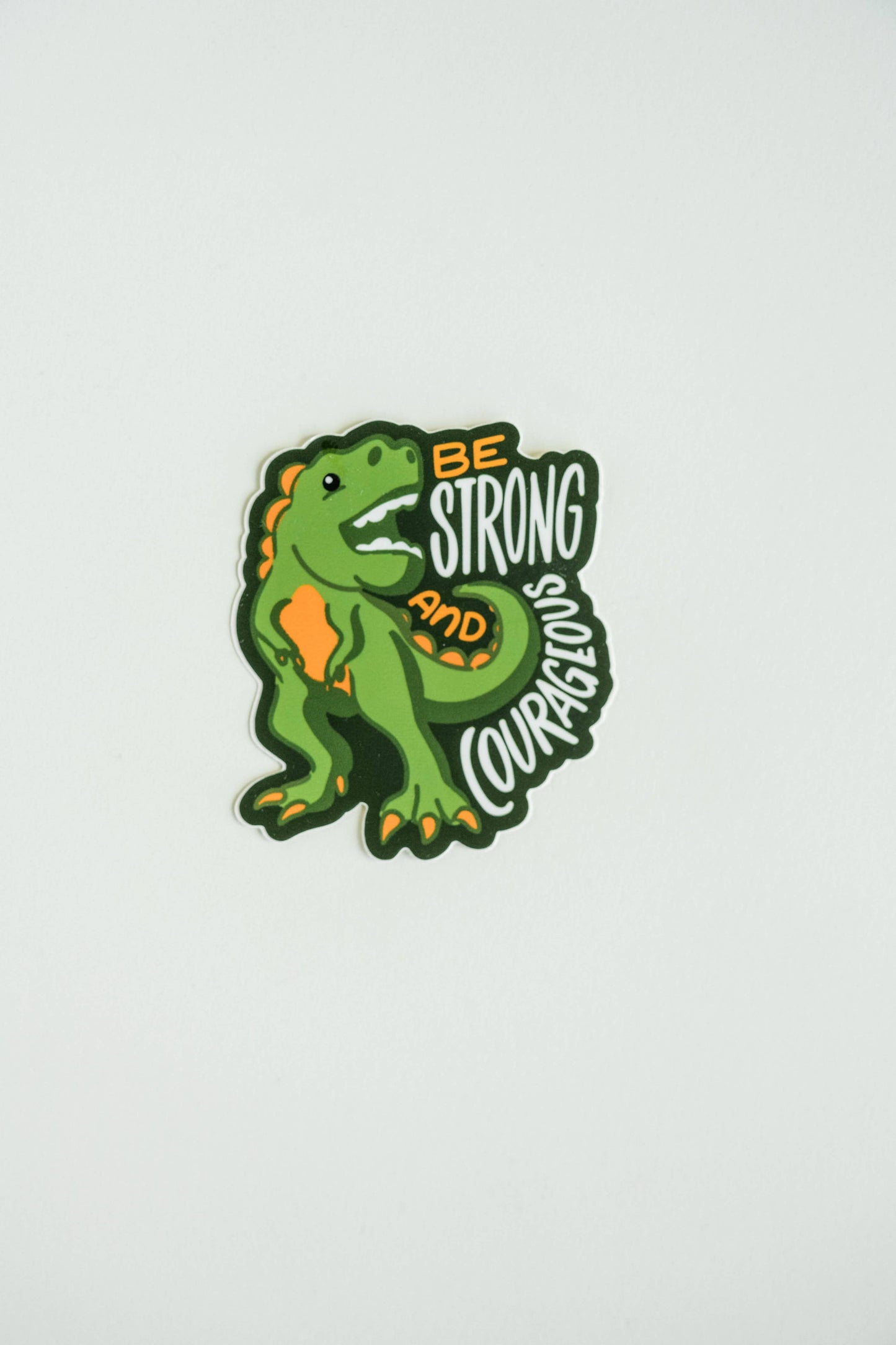 Strong + Courageous Sticker I Christian Sticker I Gift