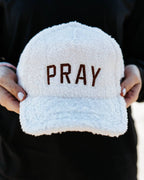 Hat: 'Pray' Sherpa Snapback