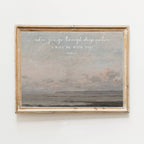 Deep Waters Light - Wall Art Print Christian Gift Decor