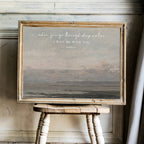 Deep Waters Light - Wall Art Print Christian Gift Decor